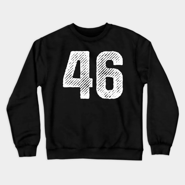 Forty Six 46 Crewneck Sweatshirt by colorsplash